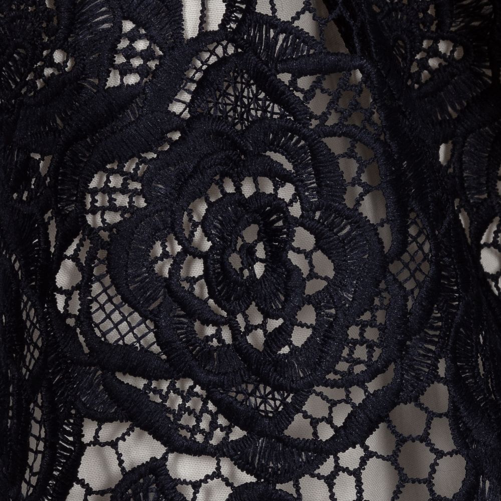 Charabia-تنورة دانتيل لون كحلي | Childrensalon Outlet