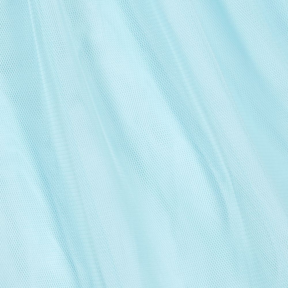 Charabia-فستان تول بأكمام كشكش لون أزرق | Childrensalon Outlet