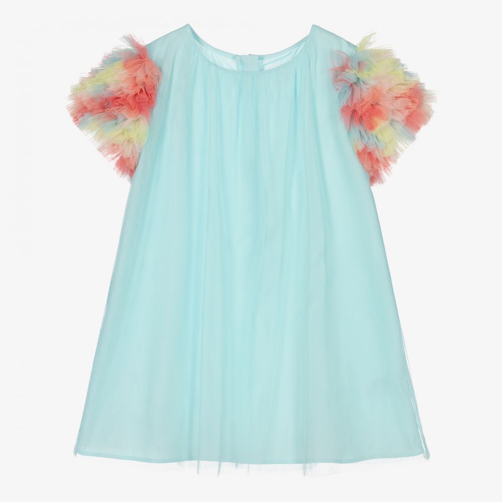 Girls Blue Tulle Dress