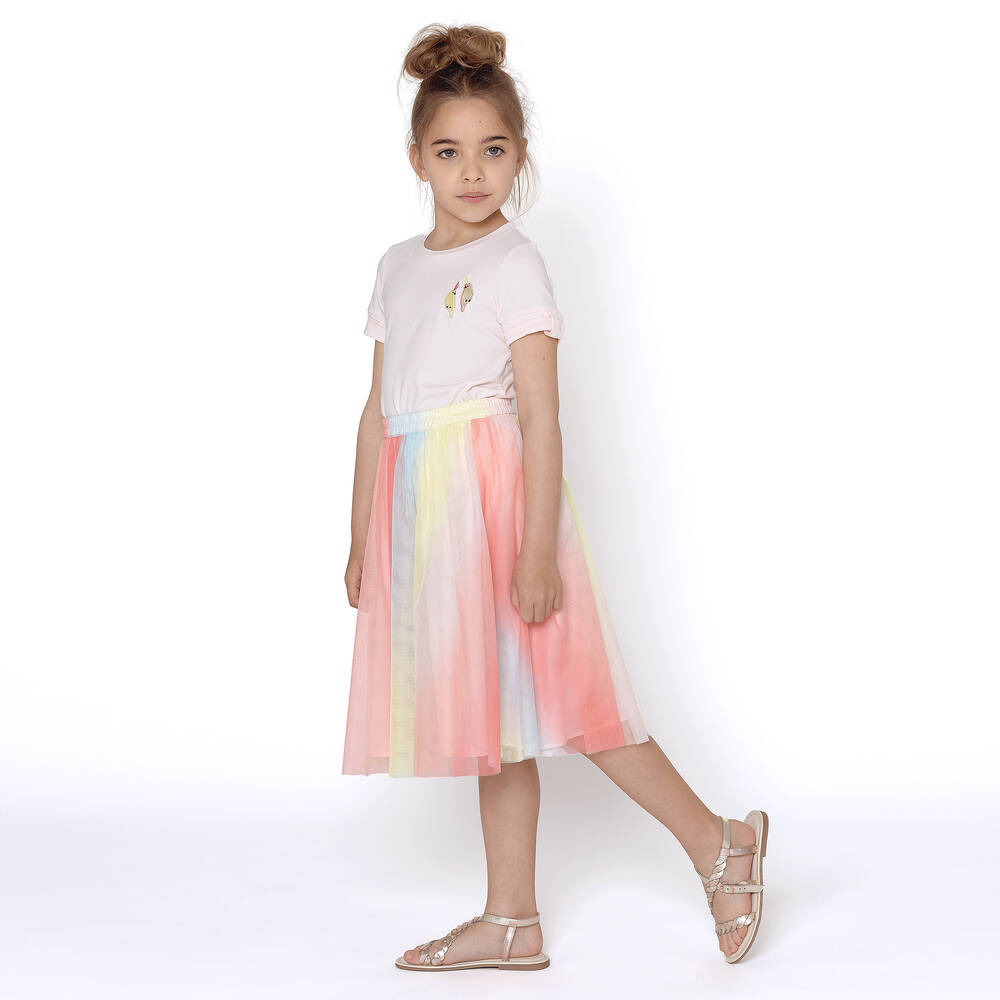 Charabia-Girls Colourful Tulle Skirt | Childrensalon Outlet