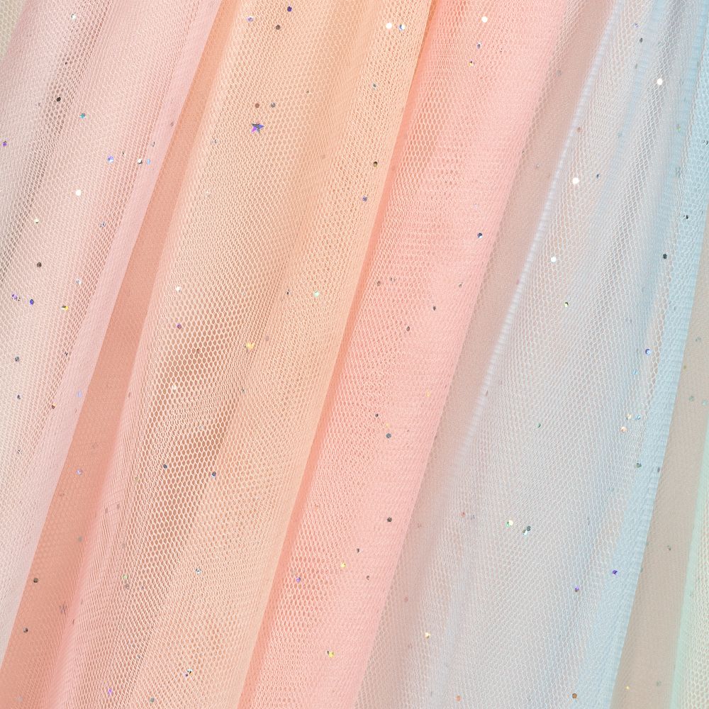 Charabia-تنورة ميدي تول غليتر لون زهري | Childrensalon Outlet