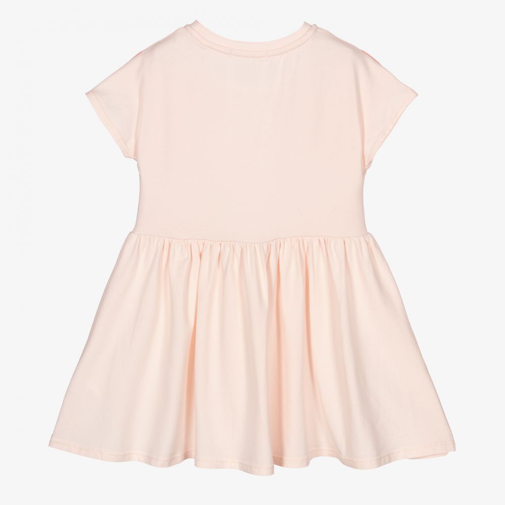 Charabia-Розовое платье с попугаями для девочек | Childrensalon Outlet