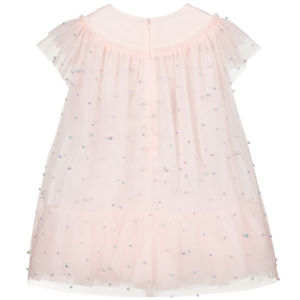 Charabia-Розовое платье из тюля для девочек | Childrensalon Outlet
