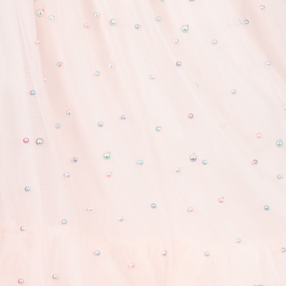 Charabia-Розовое платье из тюля для девочек | Childrensalon Outlet