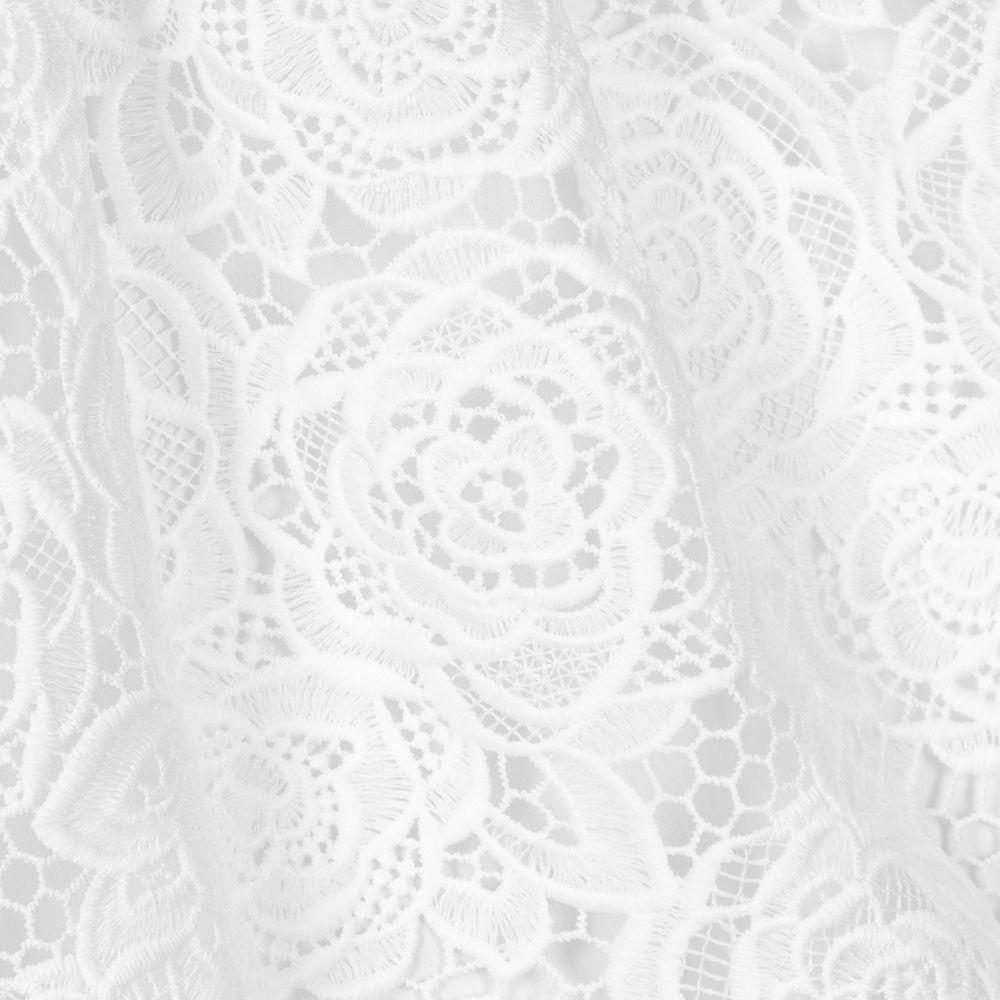 Charabia-Girls White Lace Dress  | Childrensalon Outlet