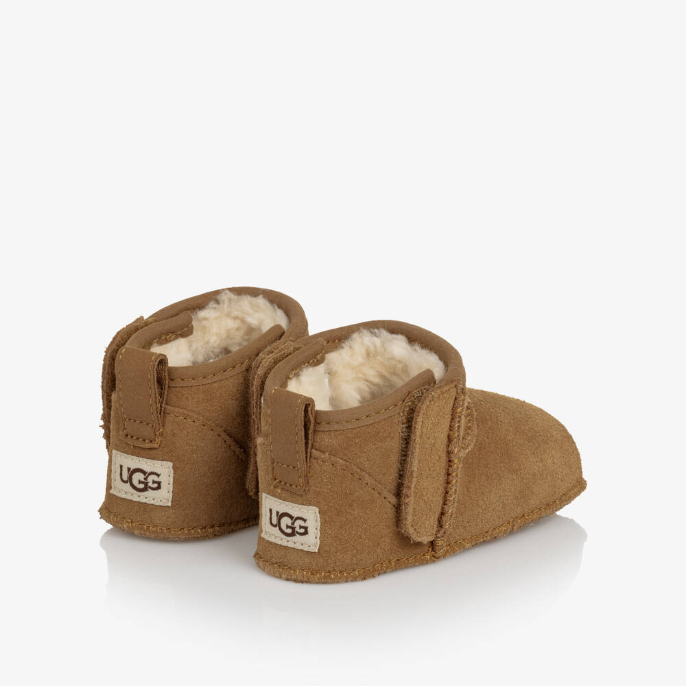 UGG-Chestnut Baby Classic Ultra Mini Suede Bootie | Childrensalon Outlet