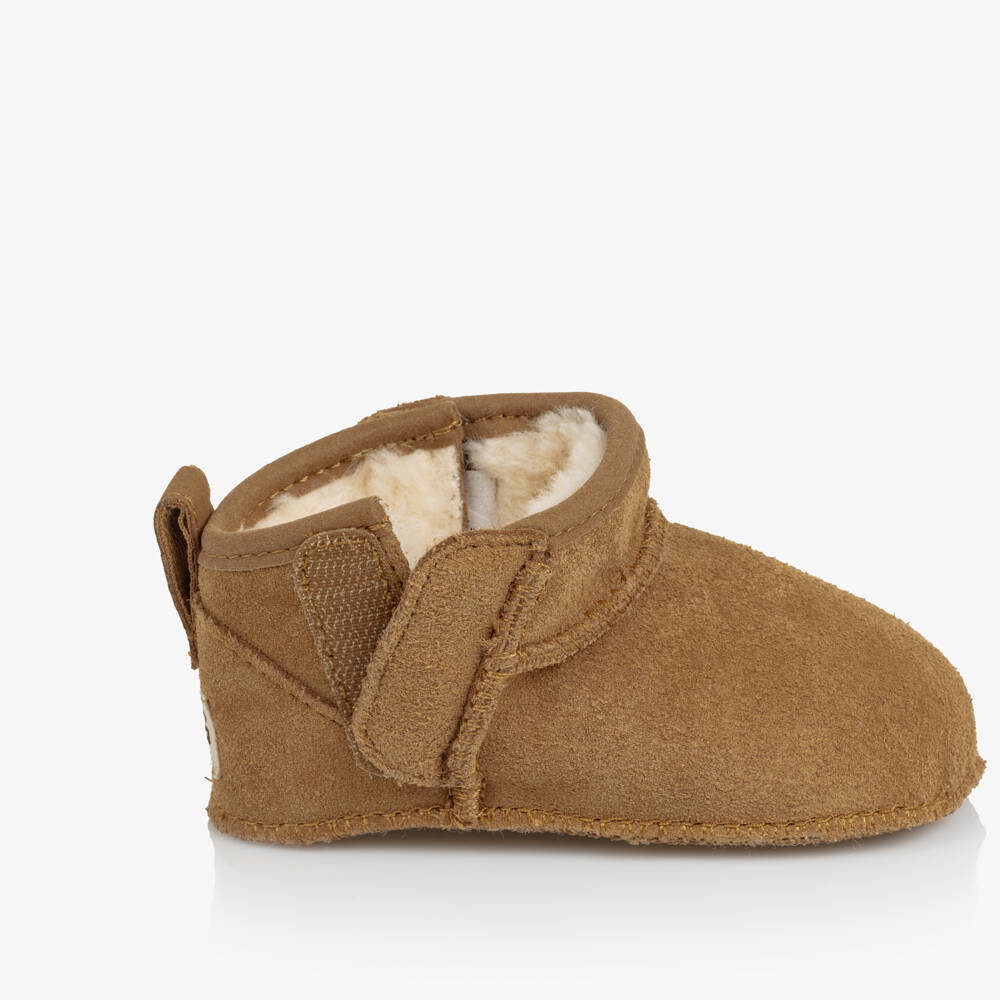 UGG-Chestnut Baby Classic Ultra Mini Suede Bootie | Childrensalon Outlet