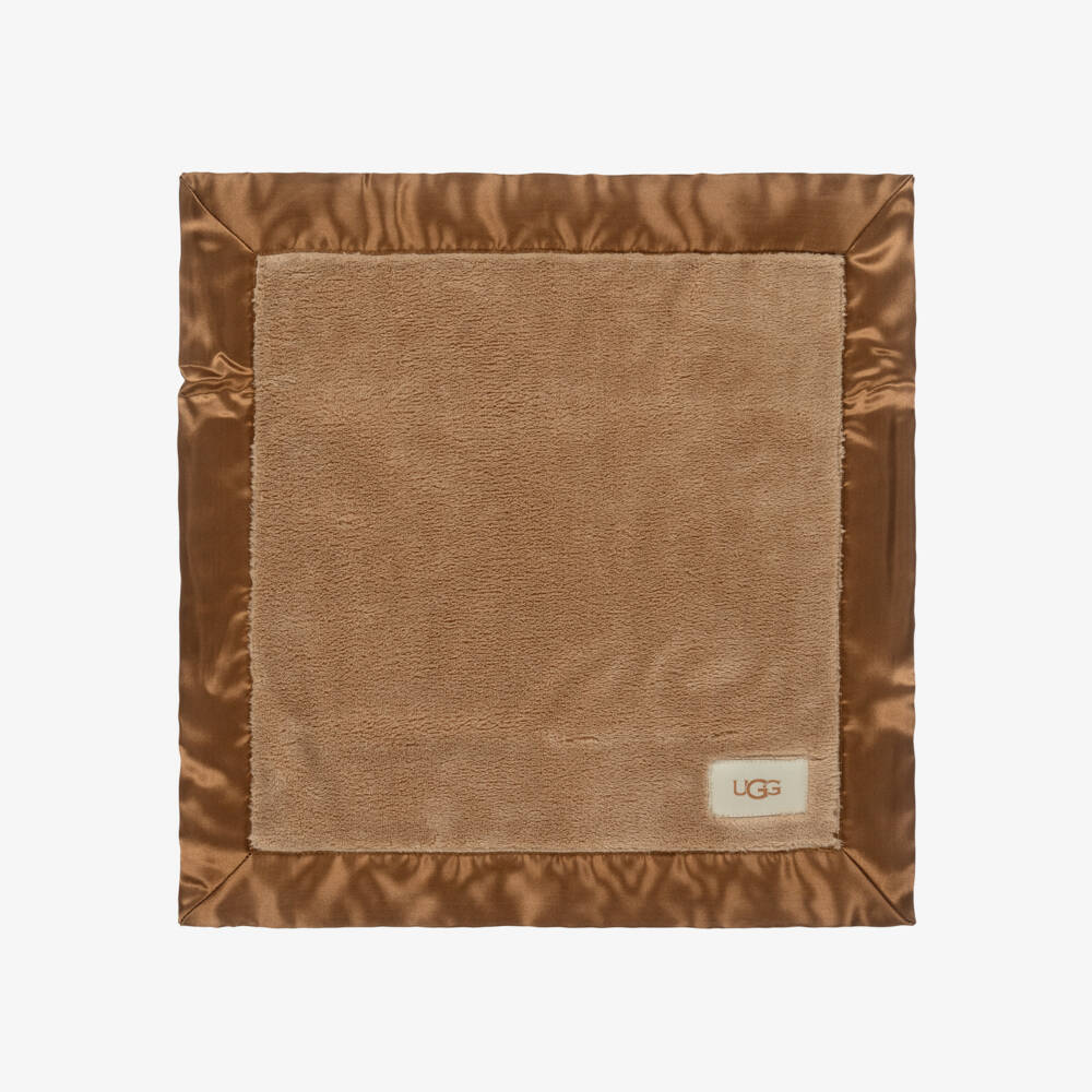 UGG-Chestnut Brown Baby Pre-Walker Shoes & Doudou Gift Set | Childrensalon Outlet