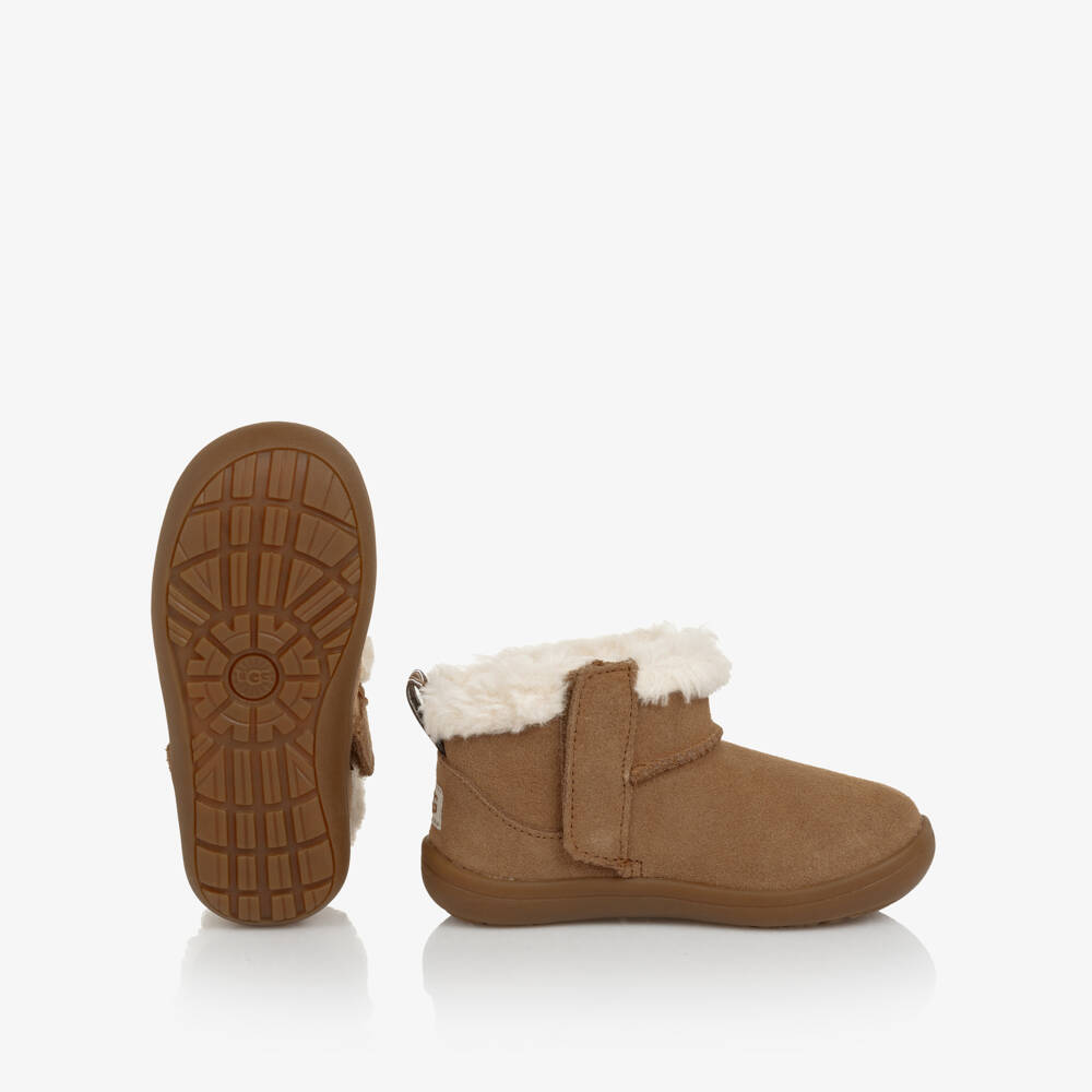 UGG-Chestnut Suede Kinsey Boots | Childrensalon Outlet