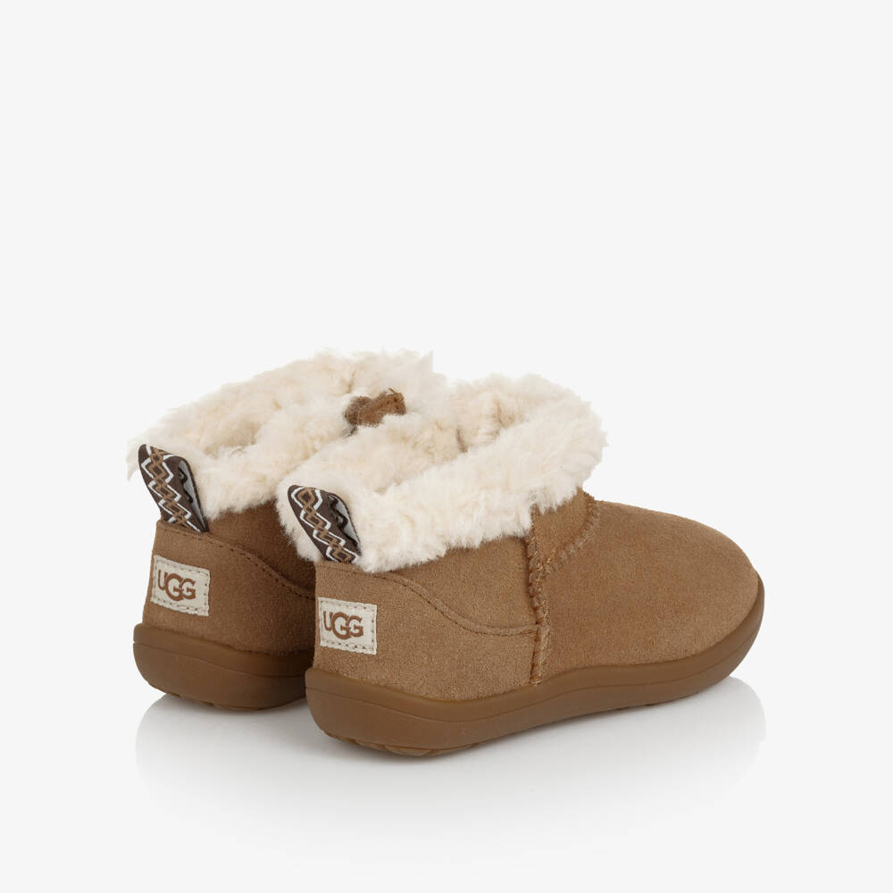 UGG-Chestnut Suede Kinsey Boots | Childrensalon Outlet