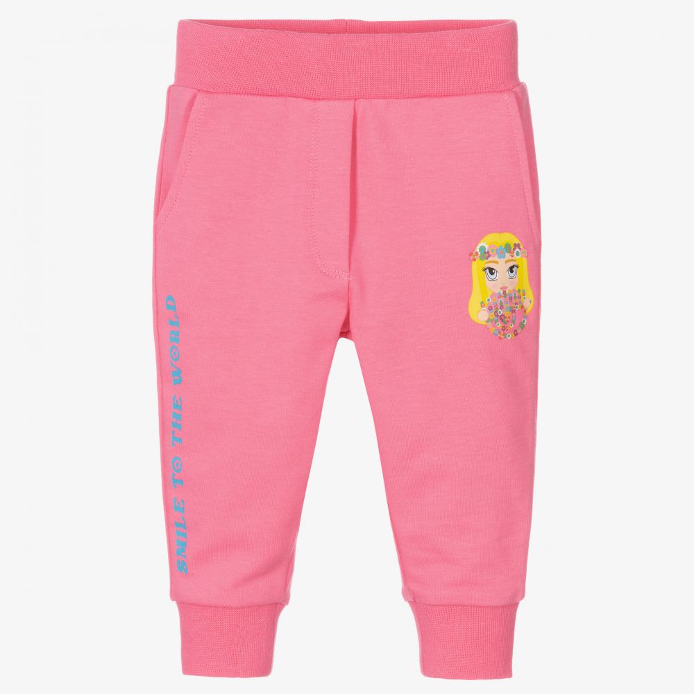 Chiara Ferragni Kids - Rosa Baby-Jogginghose für Mädchen | Childrensalon