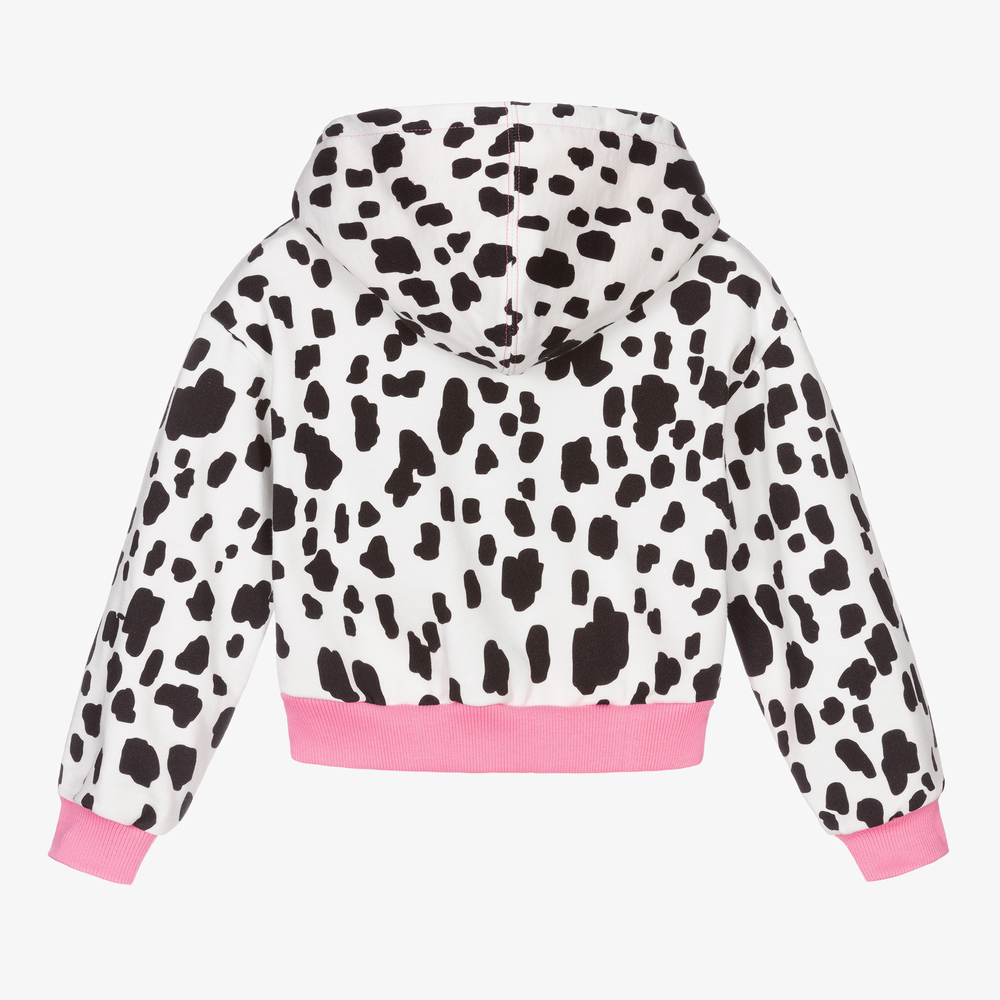 Chiara Ferragni Kids Girls Ivory Dalmatian Hoodie Childrensalon Outlet