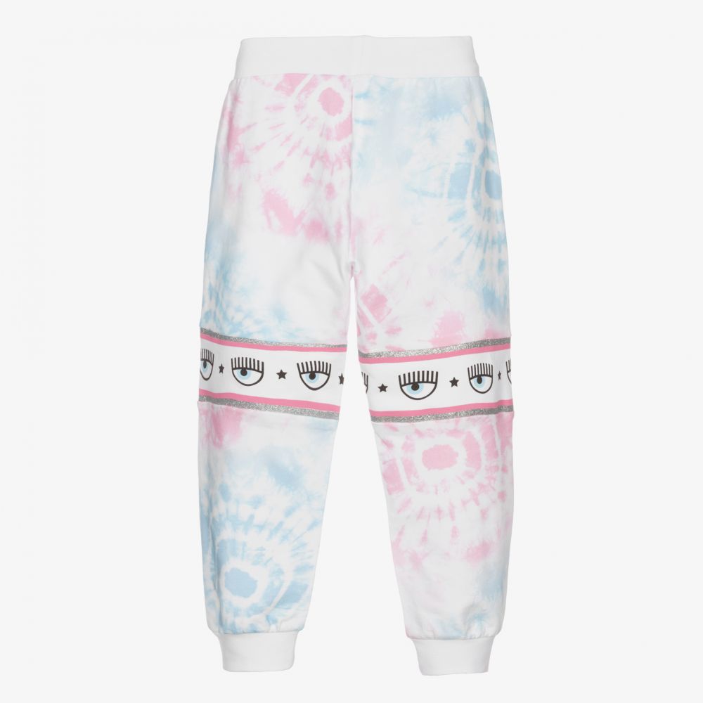 كيّارا فيراغني كيدز-جوغرز قطن جيرسي لون زهري وأزرق للبنات | Childrensalon Outlet