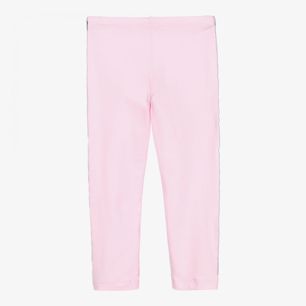 Chiara Ferragni Kids - Pink Cotton Logo Leggings | Childrensalon Outlet