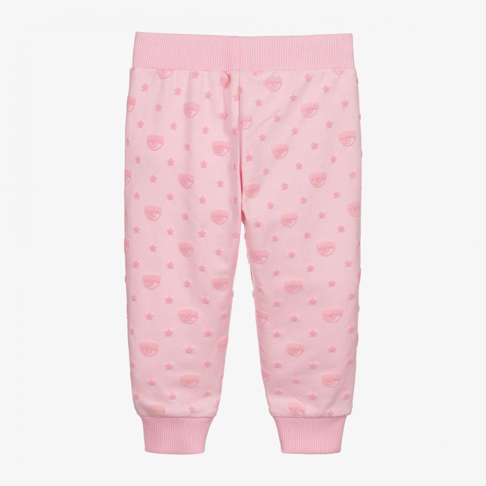 كيّارا فيراغني كيدز-جوغرز أطفال بناتي قطن جيرسي لون زهري | Childrensalon Outlet