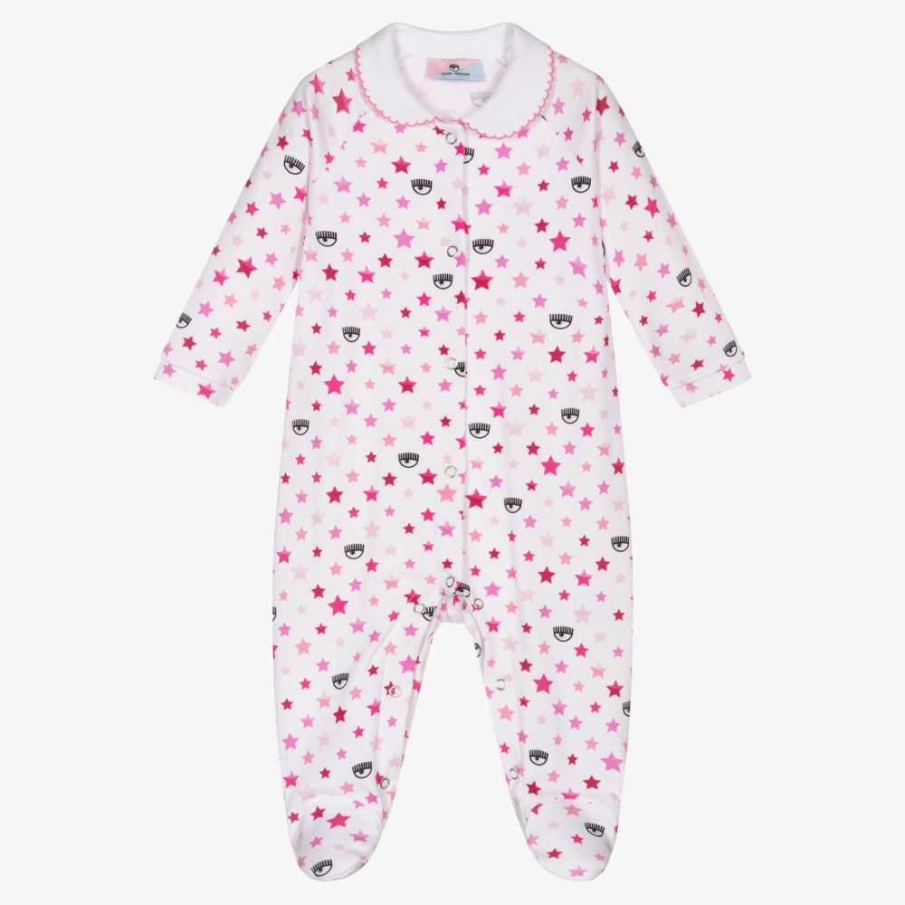 Chiara Ferragni Kids - Pyjama blanc en coton | Childrensalon