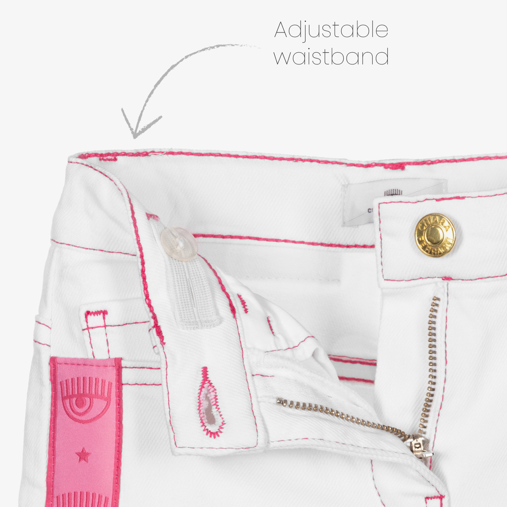 White tape jeans 2025