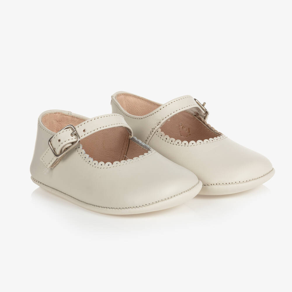 Beige baby shoes sales