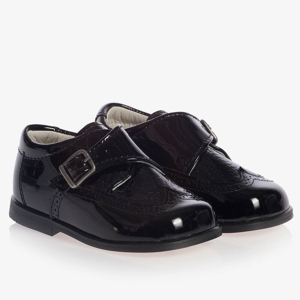 Children's Classics - Boys Black Patent Leather Shoes | Childrensalon