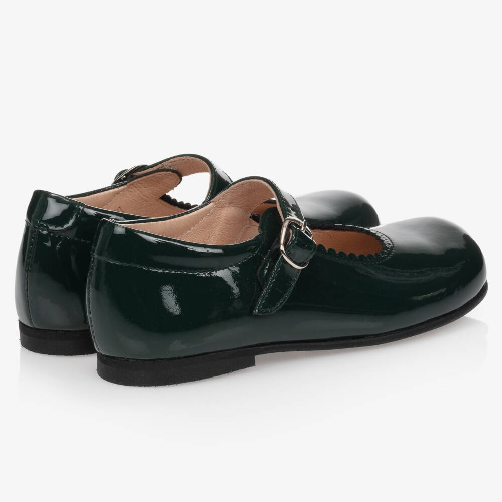 Children's Classics-Girls Green Patent Mary Janes | Childrensalon Outlet