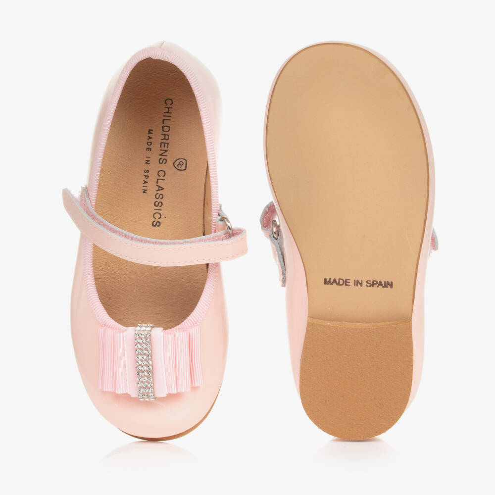 Children's Classics-Girls Pink Patent Leather Shoes | Childrensalon Outlet
