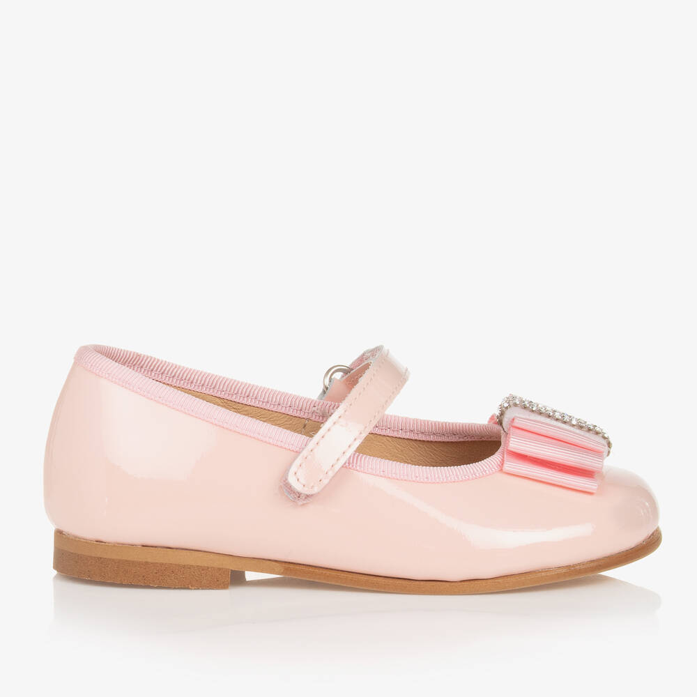 Children's Classics-Girls Pink Patent Leather Shoes | Childrensalon Outlet