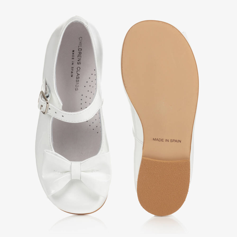 Children's Classics-Элегантные белые туфли с бантом для девочек | Childrensalon Outlet