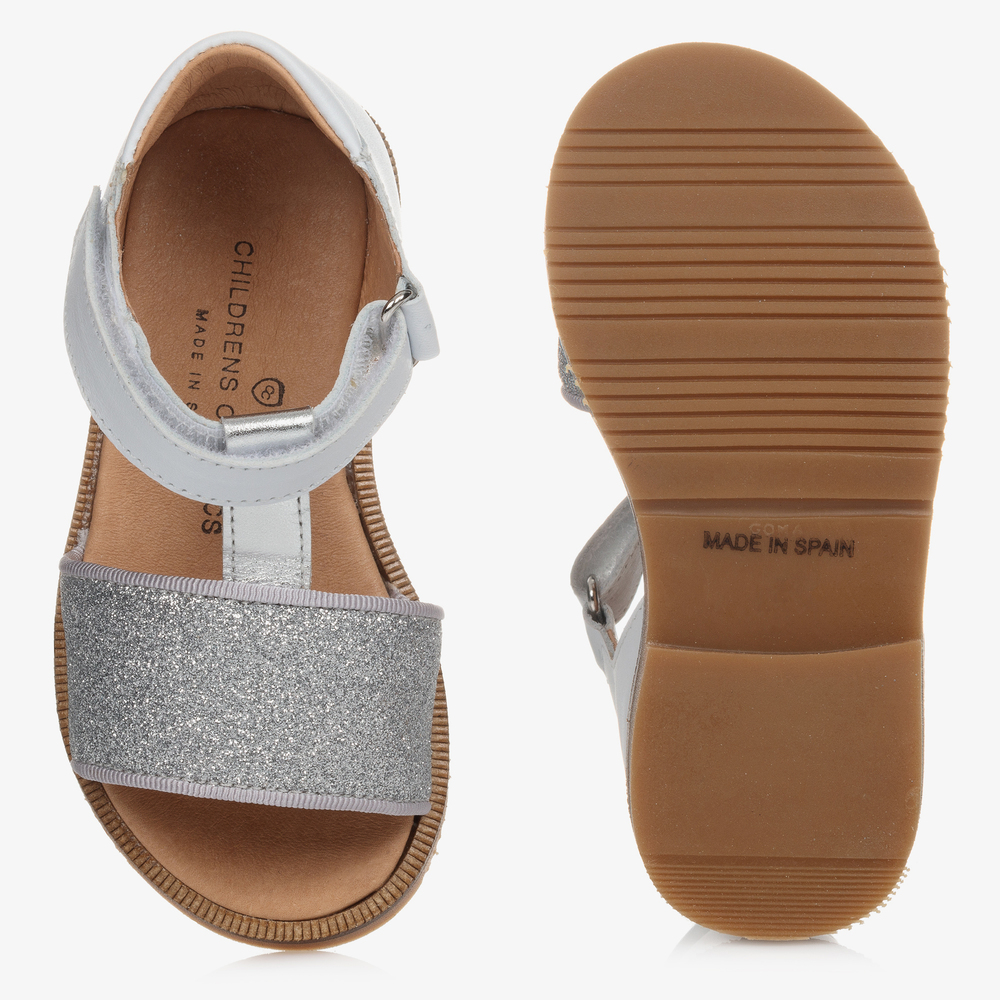 Childrens silver hot sale sandals
