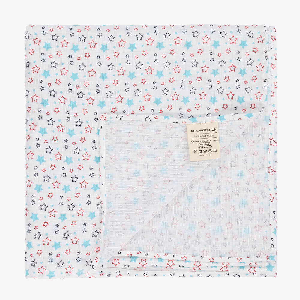 Childrensalon Essentials-Голубые хлопковые пеленки (3шт.) | Childrensalon Outlet