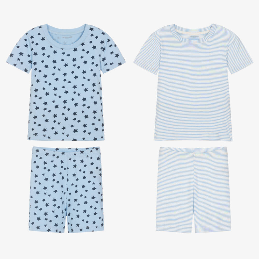 Childrensalon Essentials-بيجاما صبيانية زرقاء بنجوم وخطوط | Childrensalon Outlet