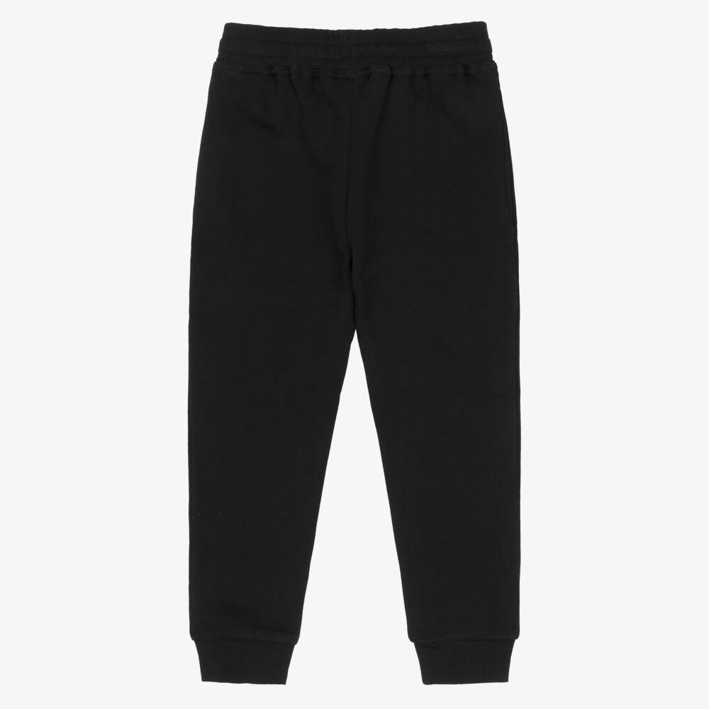 Childrensalon Essentials-Boys Cozy Black and Grey Joggers | Childrensalon Outlet