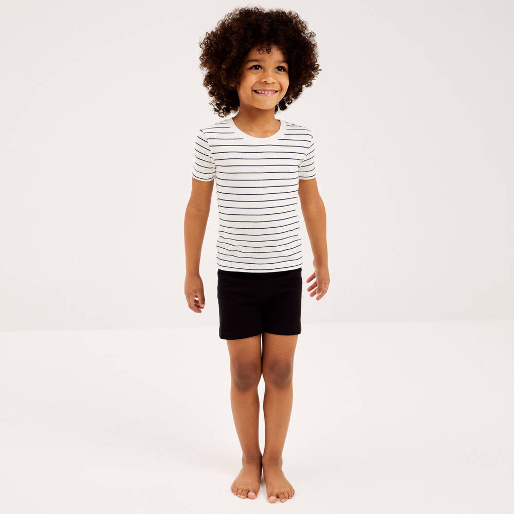 Childrensalon Essentials-Пижама из хлопка синяя и серая для мальчиков | Childrensalon Outlet