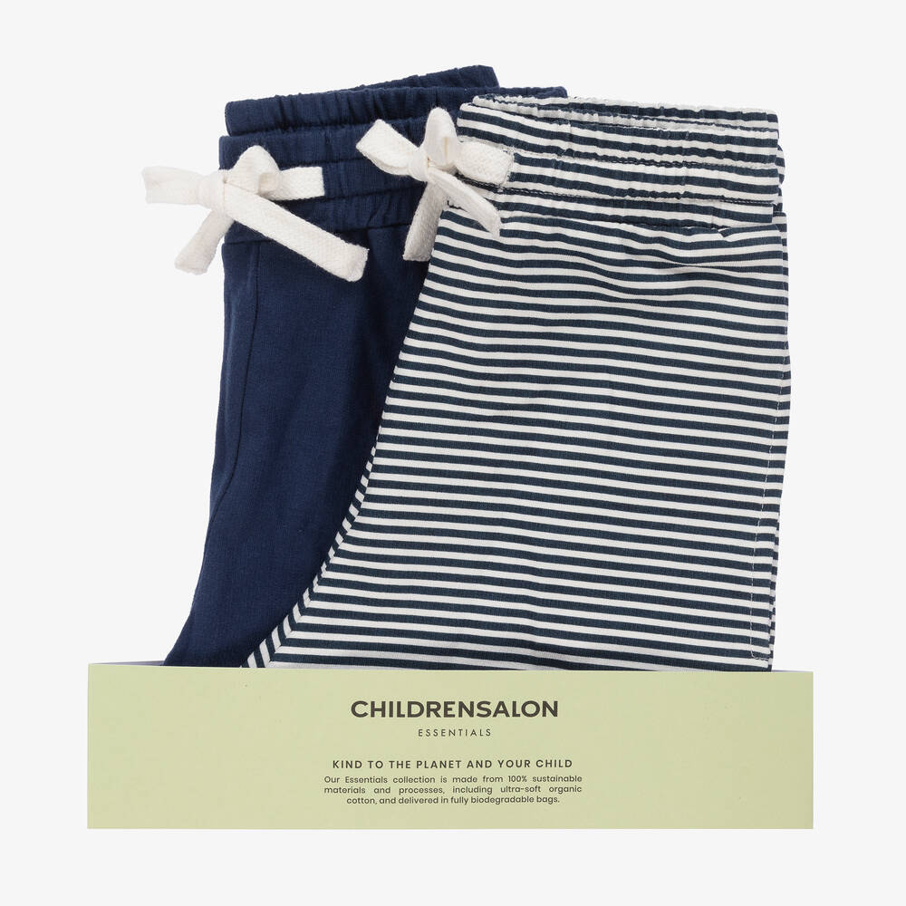 Childrensalon Essentials-Синие шорты для девочек (2пары) | Childrensalon Outlet