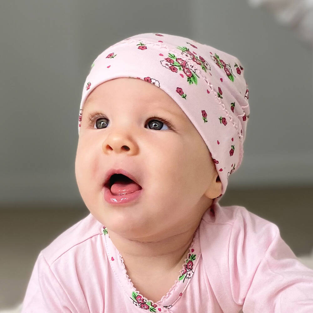 Childrensalon Essentials-Серо-розовые шапочки (3 шт.) | Childrensalon Outlet