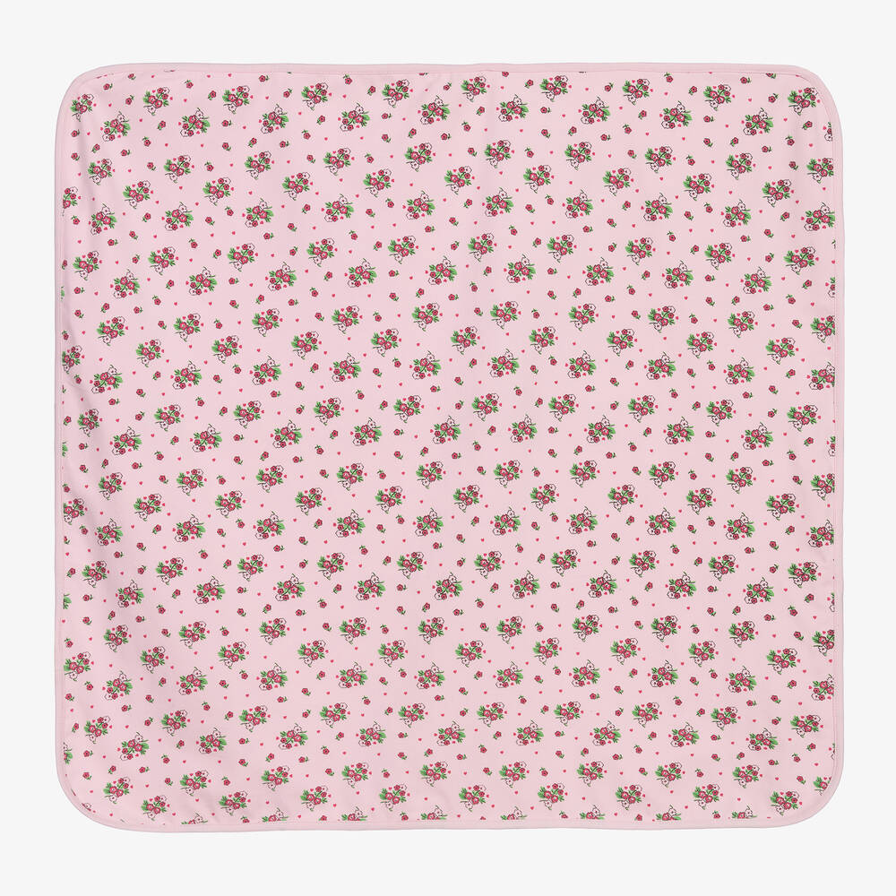 Childrensalon Essentials-بطانية قطن عضوي لون زهري (عدد 2) | Childrensalon Outlet