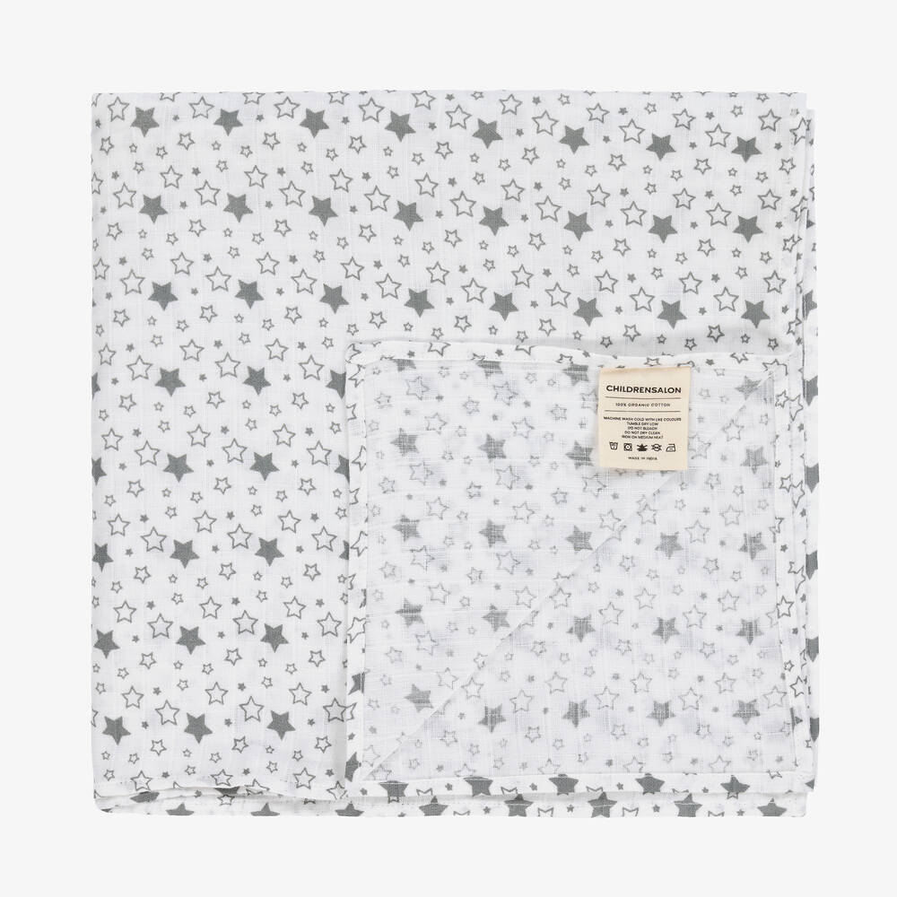 Childrensalon Essentials-Серые хлопковые пеленки (3шт.) | Childrensalon Outlet