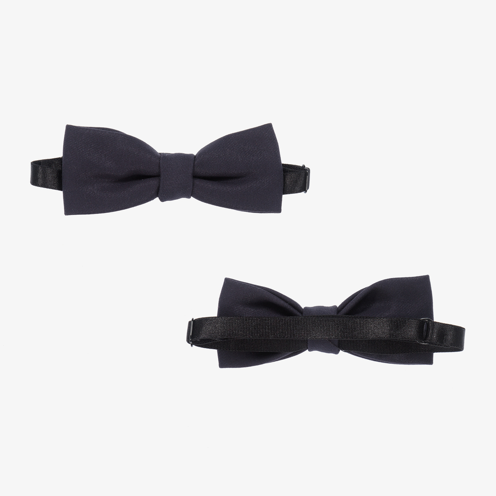 Childrensalon Occasions-Сине-черный костюм из парчи | Childrensalon Outlet