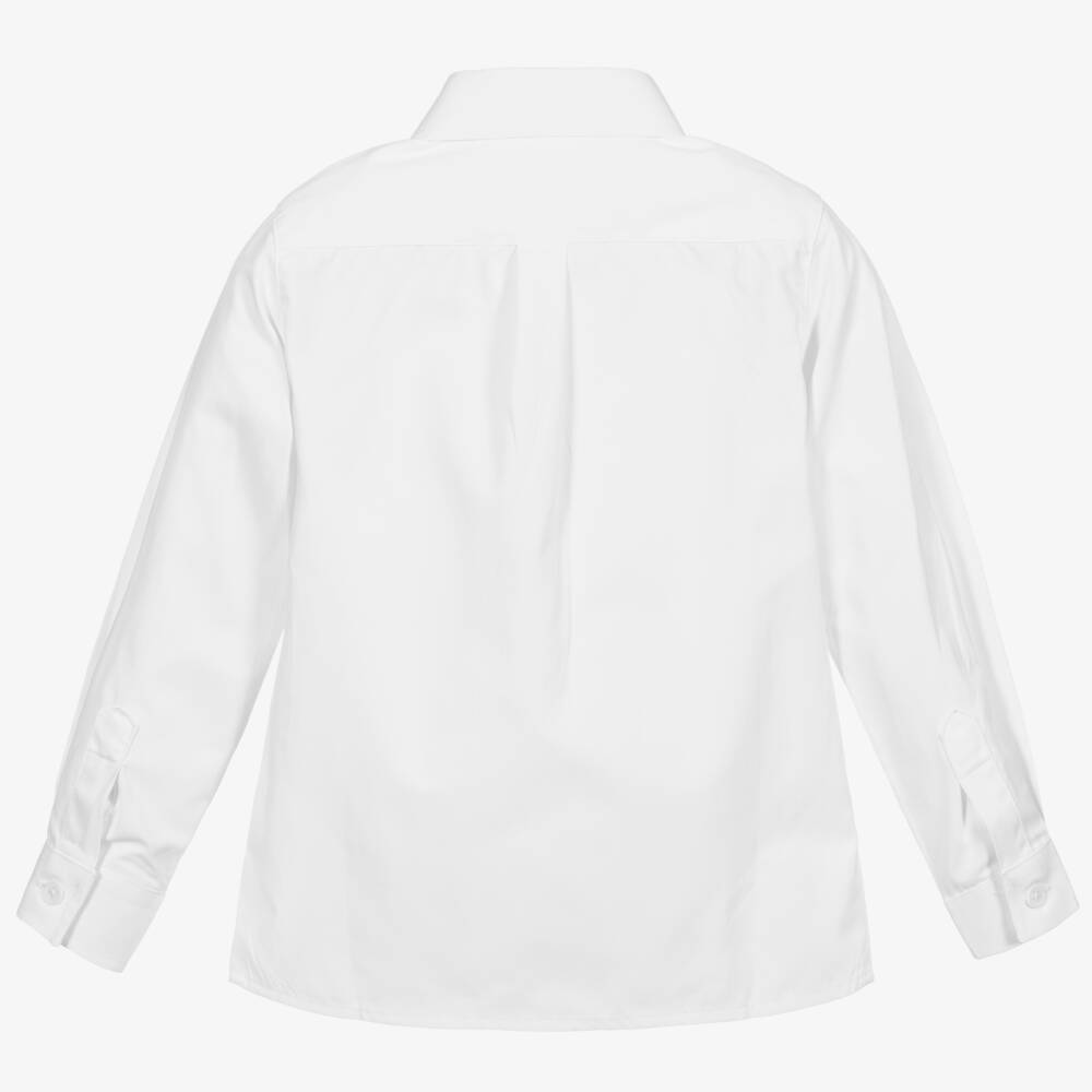 Childrensalon Occasions-Классическая белая рубашка для мальчиков | Childrensalon Outlet