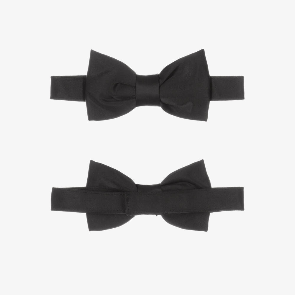 Childrensalon Occasions-Boys Elegant Black Tuxedo Set | Childrensalon Outlet