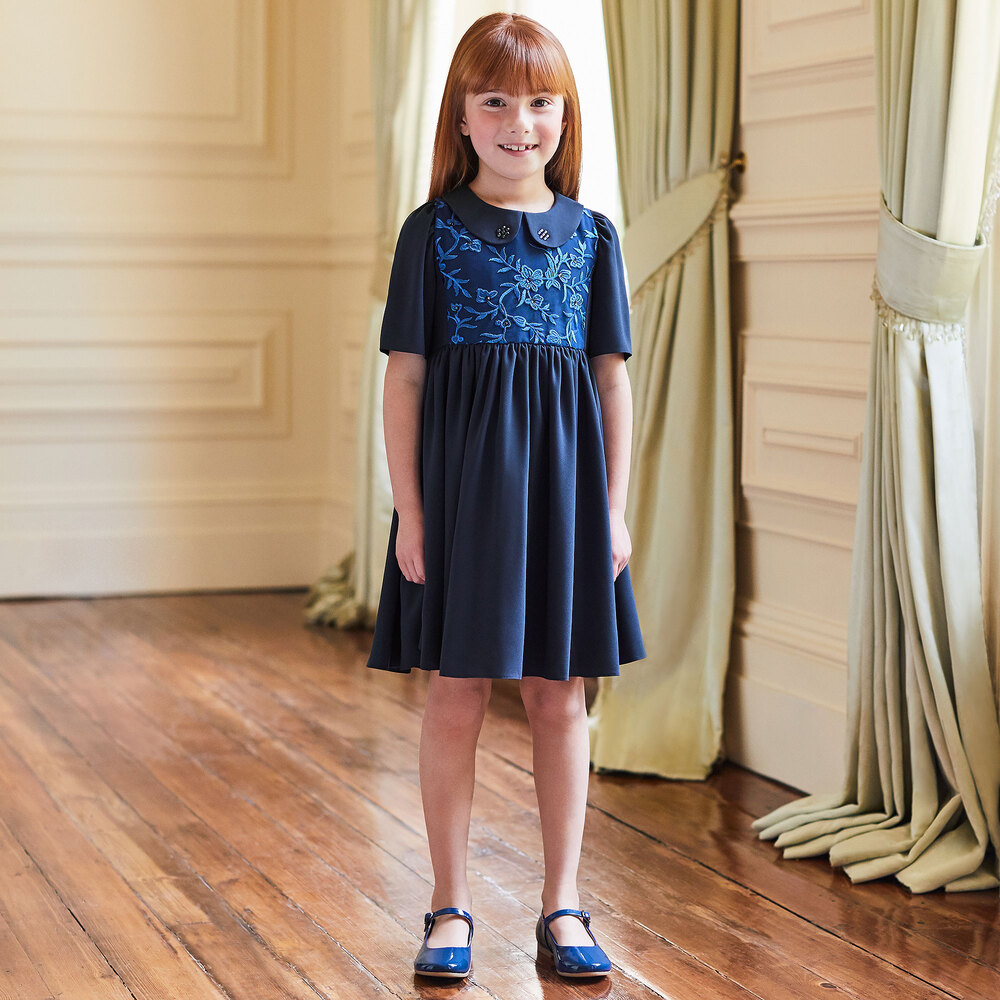Childrens blue discount dress
