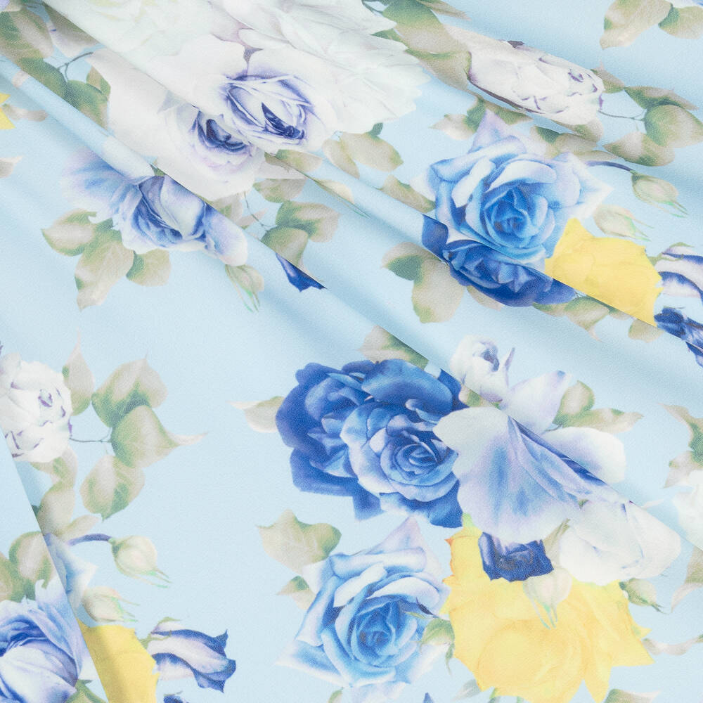 Light blue dress with yellow flowers hotsell