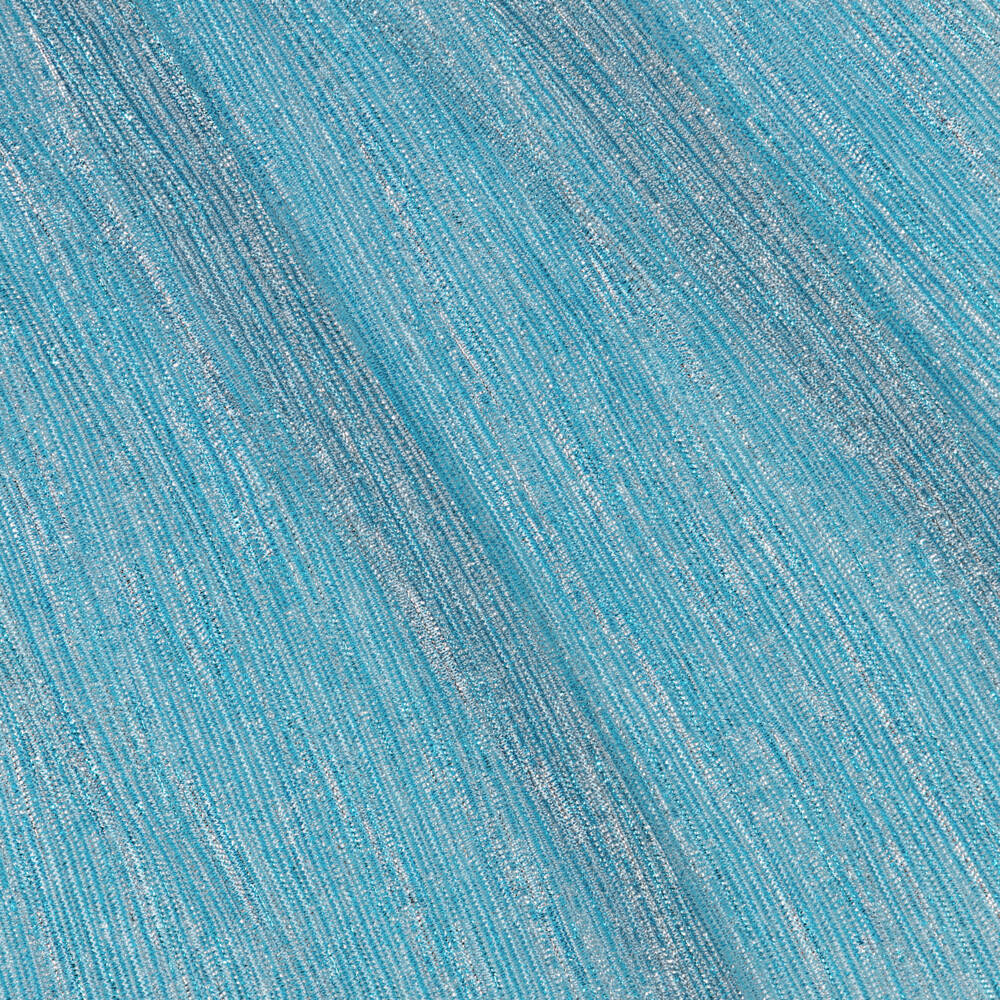 Childrensalon Occasions-فستان أزرق لامع مطوي للبنات | Childrensalon Outlet