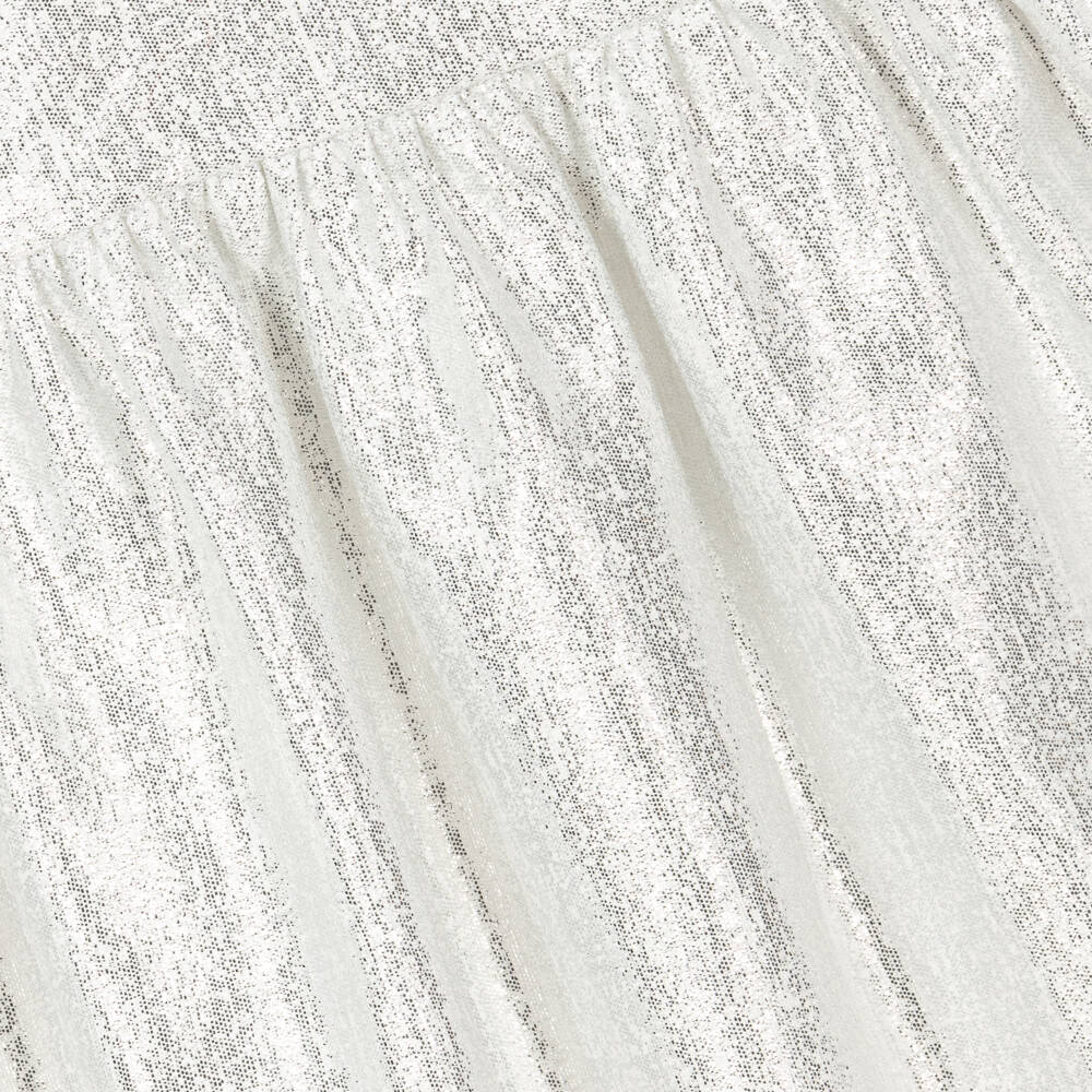 Childrensalon Occasions-فستان لون فضّي لامع | Childrensalon Outlet