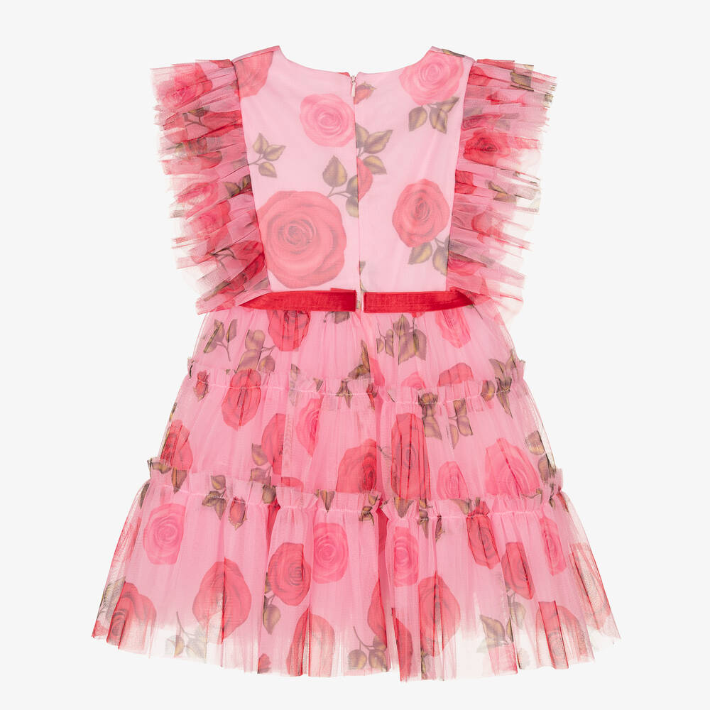 تشلدرن صالون-فستان تول لون زهري | Childrensalon Outlet