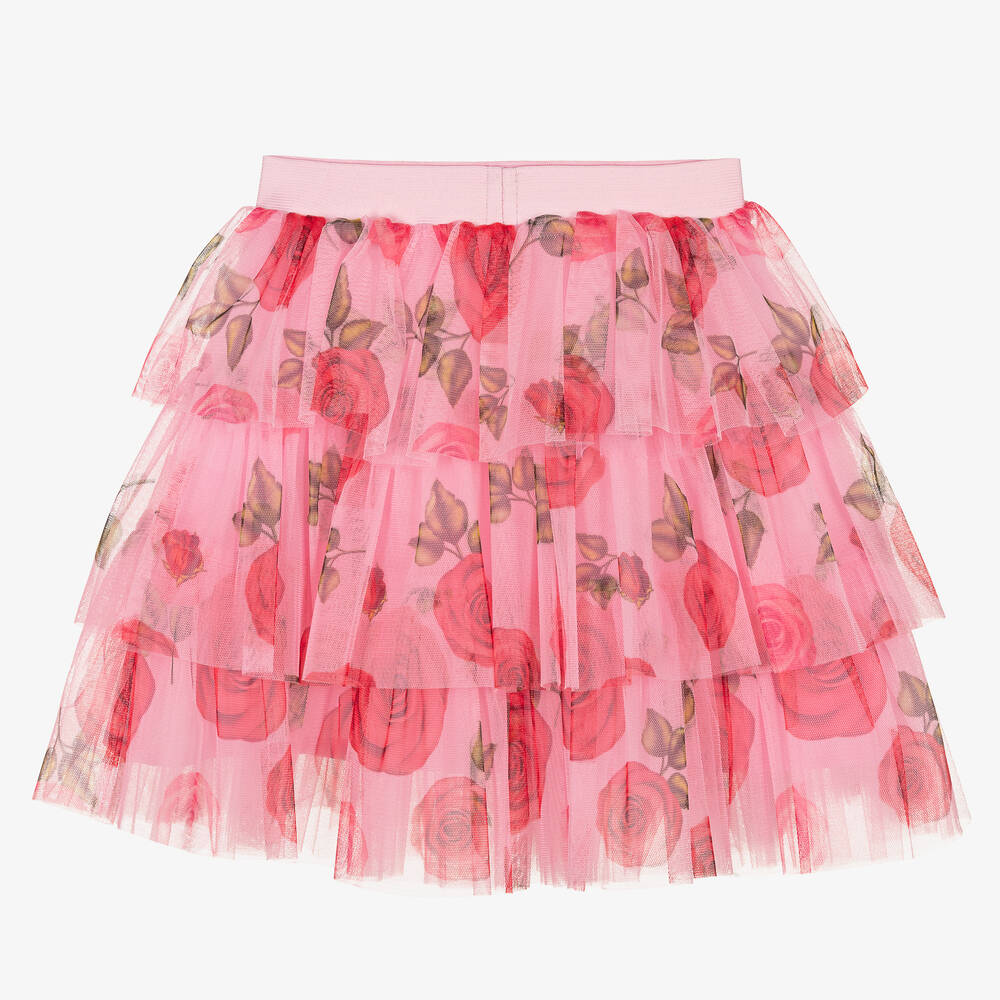 تشلدرن صالون-تنورة تول لون زهري للبنات | Childrensalon Outlet