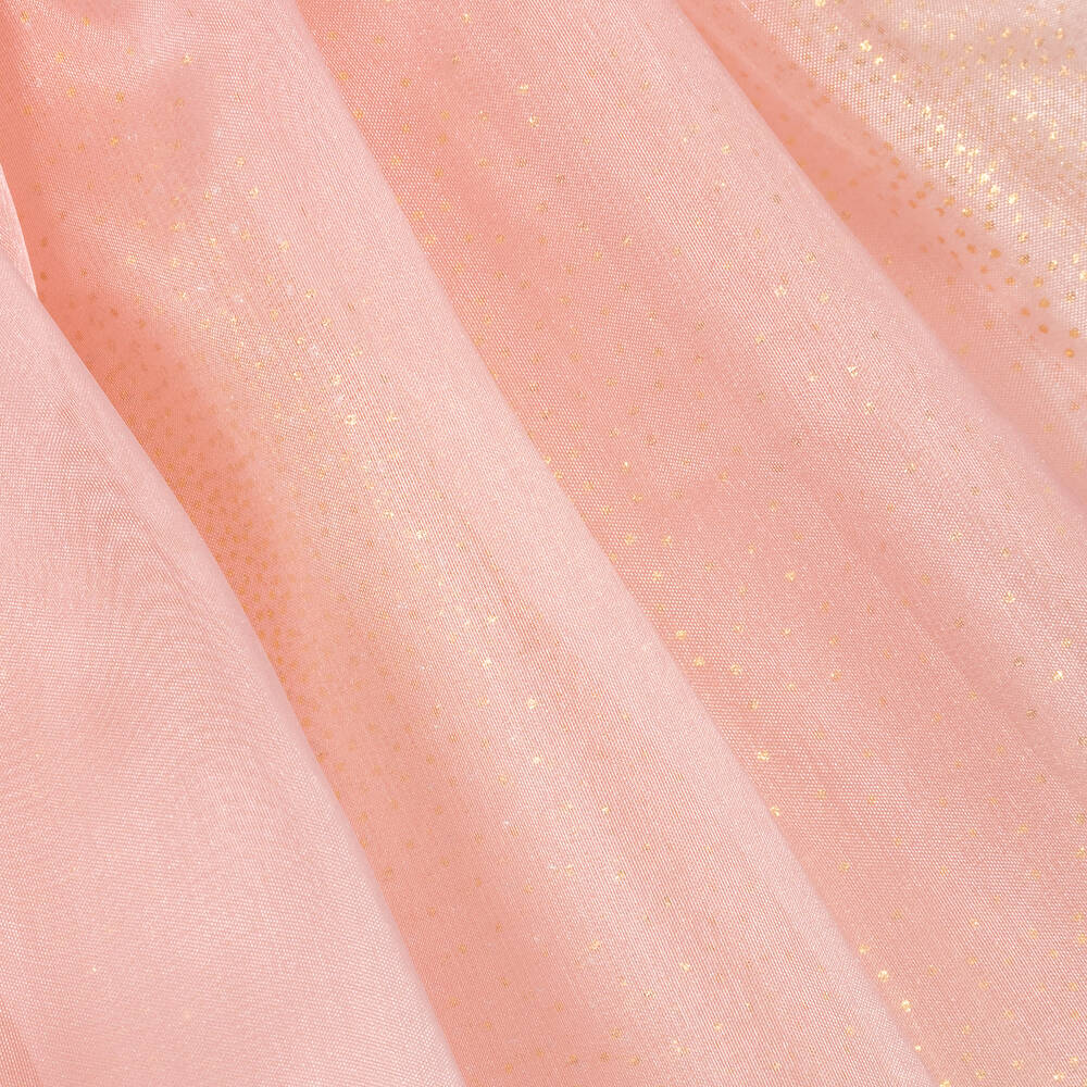 Childrensalon Occasions-Girls Pink Satin & Chiffon Dress | Childrensalon Outlet