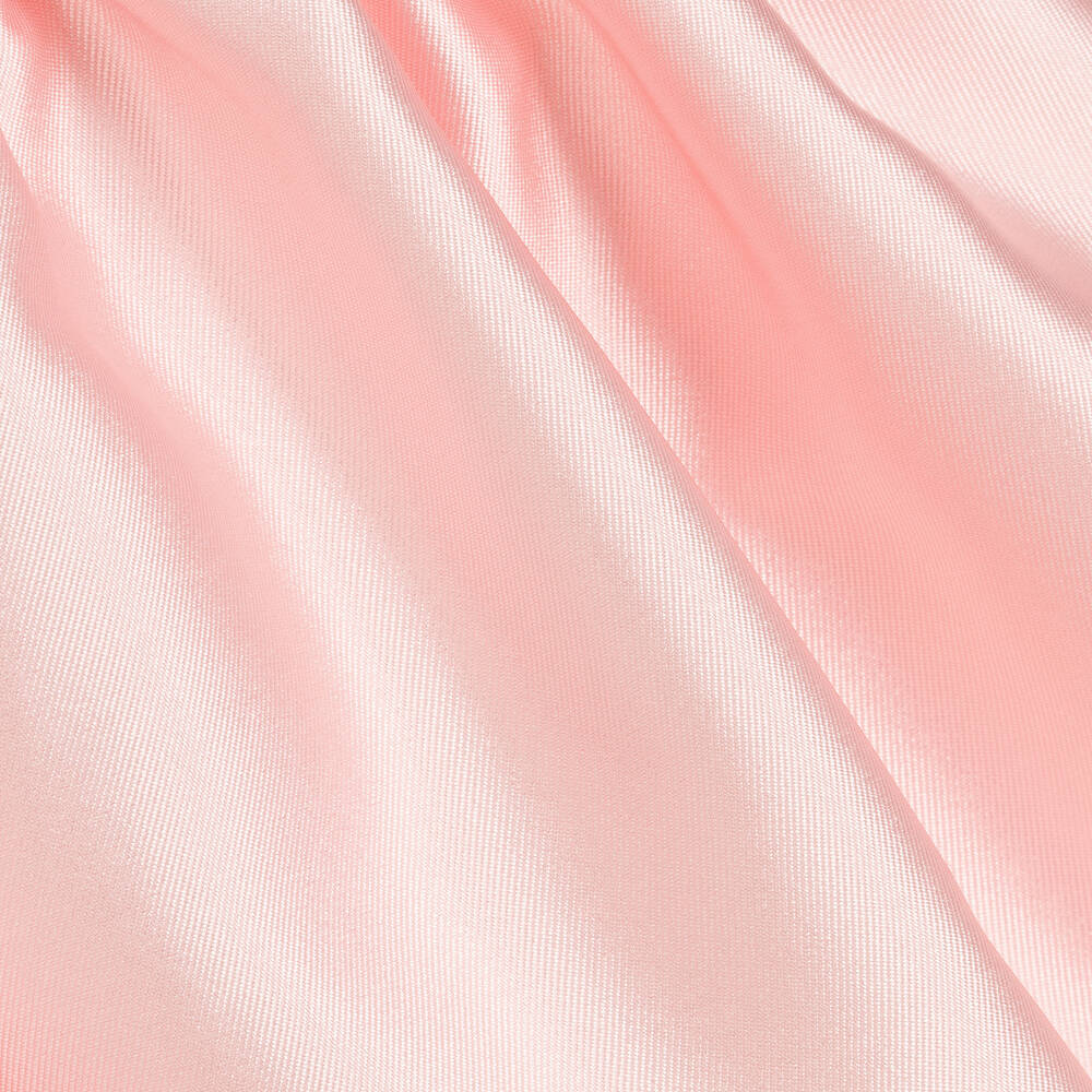 تشلدرن صالون-فستان ساتان لون زهري مزين بياقة لؤلؤ | Childrensalon Outlet