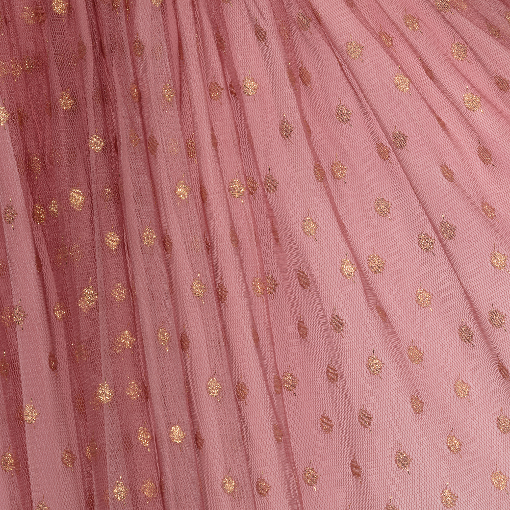 تشلدرن صالون-تنورة تول ببطانة قطن لون زهري | Childrensalon Outlet