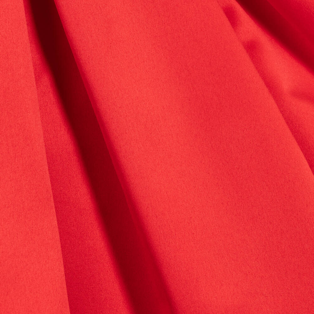 Childrensalon Occasions-فستان ساتان للبنات مع فيونكة روبي | Childrensalon Outlet