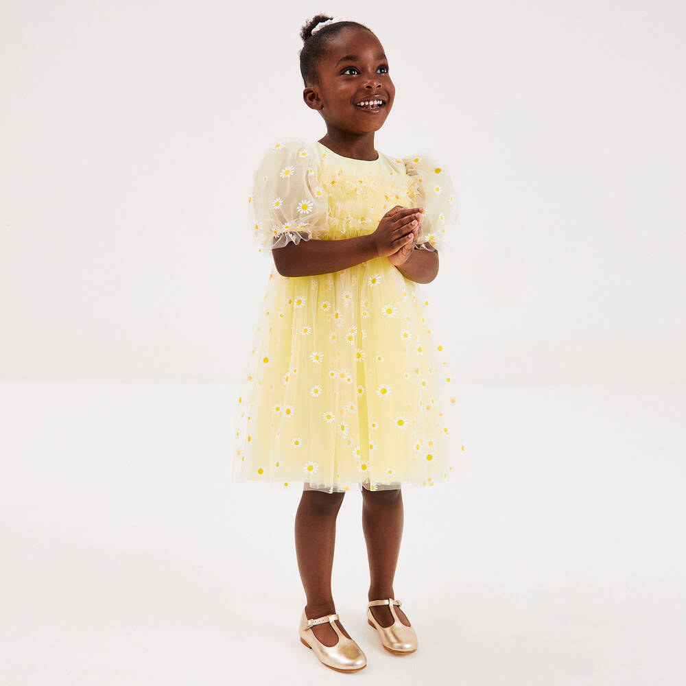 Girls daisy dress clearance